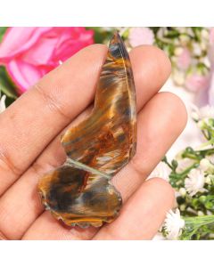 70 Ct Natural Pietersite Fancy Shape Cabs Pietersite Loose Gemstone 63X27X6 MM Pietersite Cabs For Jewelry Making Crafts 