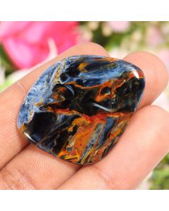 32 Ct Natural Pietersite Fancy Shape Cabochon Pietersite Loose Gemstone 34X29X4 MM Pietersite Cabs For Jewelry Making Crafts 