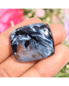 52 Ct Natural Pieter Site Radiant Shape Loose Gemstone  30X26X7 MM Pietersite Cabs For Jewelry Making Crafts 