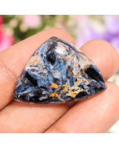 29 Ct Natural Pieter Site Fancy Shape Loose Gemstone 33X23X6 MM Pietersite Cabs For Jewelry Making Crafts 