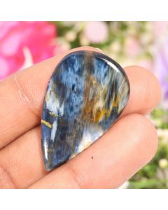 22 Ct Natural Pietersite Pear Shape Cabs Pietersite Loose Gemstone 38X23X6 MM Pietersite Cabs For Jewelry Making Crafts 