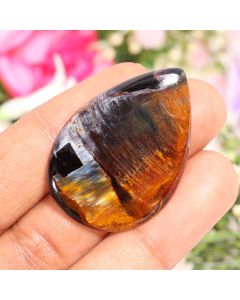 42 Ct Natural Pietersite Pear Shape Cabs Pietersite Loose Gemstone 41X28X5 MM Pietersite Cabs For Jewelry Making Crafts 