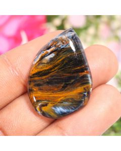 41 Ct Natural Pietersite Fancy Shape Cabs Pietersite Loose Gemstone 34X24X7 mm Pietersite Cabs For Jewelry Making Crafts 