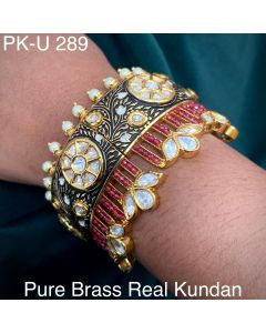 VeroniQ Trends-Meenakari Work Pure Kundan Bangle ,Kada ,Wedding Jewelry ,Party Wear