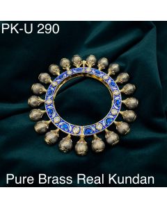 Traditional Gold Plated Indian Kundan Bangle Set Women Wedding Bollywood Jewelry