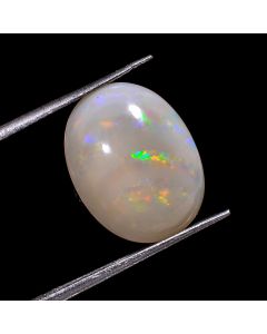 Stunning Top Grade Quality 100% Natural Australian Opal Oval Shape Cabochon Loose Gemstone For Making Jewelry 04.00 Cts. 14X10X4 mm 