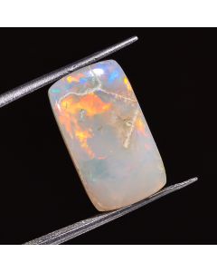 Elegant Top Grade Quality 100% Natural Australian Opal Radiant Shape Cabochon Loose Gemstone For Making Jewelry 4.50 Cts. 16X9X4 mm 