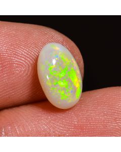 Australian Opal Oval Shape Cabochon Loose Gemstone For Making Jewelry, Exclusive Top Grade Quality100% Natural Multi Fire Opal 2 Ct 10X6X4 mm CG-41