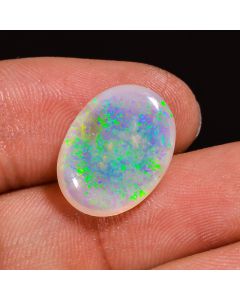 Fantastic Top Grade Quality 100% Natural Australian Opal Oval Shape Cabochon Loose Gemstone For Making Jewelry 4.82 Ct. 16X12X4 mm CG-74