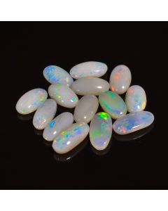 Stunning Top Grade Quality 100% Natural Australian Opal Oval Shape Cabochon Gemstone Lot 7 Pcs Lot For Making Jewelry 12 Ct 11X6 -13X6 mm CG-83