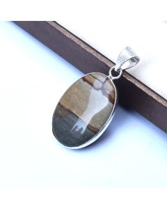 Poly Chrome Jasper Pendant 925 Sterling Silver Pendant Jewelry Natural Gemstone Pendant 41 ct