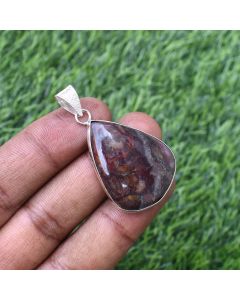 Natural Turtella Jasper Pendant 925 Sterling Silver Pendant Jewelry Natural Gemstone Pendant 47 ct 