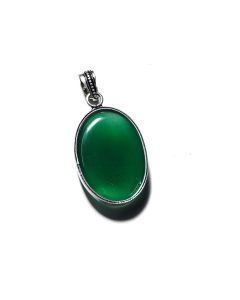 Designer Green Onyx Pendant 925 Sterling Silver Pendant Jewelry Natural Gemstone Pendant 