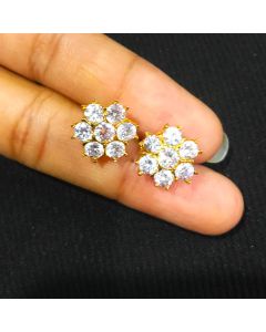 CZ Zirconia Stud Bridal Earrings, Cubic Zirconia Stud Earrings, Bridal Cubic Zirconia Stud Earrings ,CZ Bridal Jewelry, Bridal Earrings 