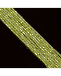 13 Inch 100% Natural Green Zircon Gemstone Rondelle Beads Strand Zircon Necklace Beads Jewelry Crafts 3X2 mm60 Ct 