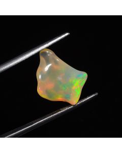 Stunning A One Quality 100% Natural Welo Fire Ethiopian Opal Fancy Polished Rough Loose Gemstone For Making Jewelry 6.5 Ct 24X11X5 mm 