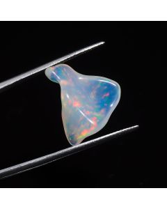 Elegant A One Quality 100% Natural Welo Fire Ethiopian Opal Fancy Polished Rough Loose Gemstone For Making Jewelry 5.5 Ct. 19X15X7 mm 