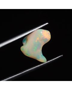 Incredible A One Quality 100% Natural Welo Fire Ethiopian Opal Fancy Polished Rough Loose Gemstone For Making Jewelry 4 Ct 15X14X7 mm 