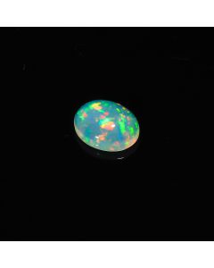 1.5 Ct AAA Grade Ethiopian Opal, Opal Cabochon Loose Gemstone, Oval Shape 10X8X4 mm Ethiopian Opal Stone, Natural Ethiopian Opal Smooth Gemstone