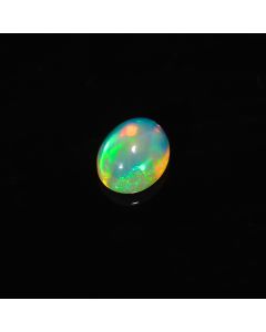 2 Ct Ethiopian Opal AAA Grade Opal Cabochon Loose Gemstone, Oval Shape 10X8X5 mm Ethiopian Opal Stone, Natural Ethiopian Opal Smooth Gemstone