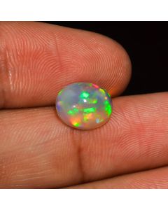 2 Ct Ethiopian Opal AAA Grade Opal Cabochon Loose Gemstone 10X8X5 mm Oval Shape Ethiopian Opal Stone, Natural Ethiopian Opal Smooth Gemstone