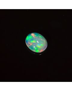 1Ct Ethiopian Opal AAA Grade Opal Cabochon Loose Gemstone, Oval Shape 10X8X4 mm Ethiopian Opal Stone, Natural Ethiopian Opal Smooth Gemstone