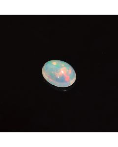 Natural Ethiopian Opal Cabochon Loose Gemstone 10X8X4 mm 1.5 Ct Oval Shape Ethiopian Opal Stone, AAA Quality Ethiopian Opal Smooth Gemstone