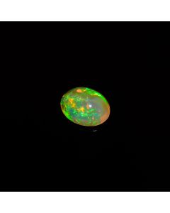 “Elegant Top Grade Quality 100% Natural Welo Fire Ethiopian Opal Oval Shape Cabochon Loose Gemstone for Making Jewelry 1.5 Ct 10X8X4mm KC-259”