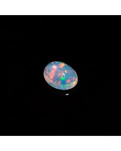 Wonderful Top Grade Quality 100% Natural Welo Fire Ethiopian Opal Oval Shape Cabochon Loose Gemstone for Making Jewelry 1Ct 9X7X4 mm KC-275