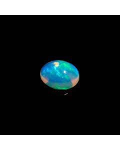 Gorgeous Top Grade Quality 100% Natural Welo Fire Ethiopian Opal Oval Shape Cabochon Loose Gemstone for Making Jewelry 2 Ct 10X9X5mm KC-287