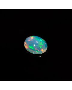 Outstanding A One Quality 100% Natural Welo Fire Ethiopian Opal Oval Shape Cabochon Loose Gemstone for Making Jewelry 2 Ct 10X8X5mm KC-292