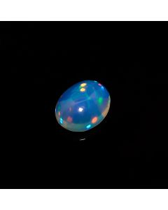 Stunning A One Quality 100% Natural Welo Fire Ethiopian Opal Oval Shape Cabochon Loose Gemstone for Making Jewelry 1.5 Ct 10X8X4 mm KC-295