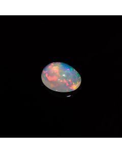 Attractive A One Quality 100% Natural Welo Fire Ethiopian Opal Oval Shape Cabochon Loose Gemstone for Making Jewelry 2 Ct 10X8X5mm KC-302