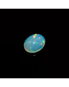 Awesome Top Grade Quality 100% Natural Welo Fire Ethiopian Opal Oval Shape Cabochon Loose Gemstone for Making Jewelry 1 Ct 10X8X4mm KC-303