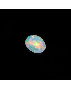 Elegant Top Grade Quality 100% Natural Welo Fire Ethiopian Opal Oval Shape Cabochon Loose Gemstone for Making Jewelry 1 Ct 9X7X4mm KC-309