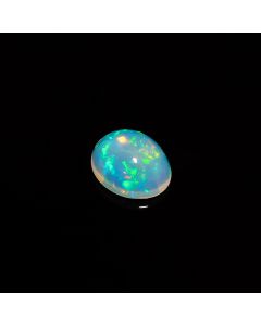 Classic A One Quality 100% Natural Welo Fire Ethiopian Opal Oval Shape Cabochon Loose Gemstone for Making Jewelry 1.5 Ct 10X8X5mm KC-316