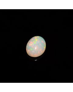 Stunning Top Grade Quality 100% Natural Welo Fire Ethiopian Opal Oval Shape Cabochon Loose Gemstone for Making Jewelry 2 Ct 10X8X5mm KC-320