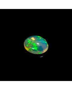 Elegant Top Grade Quality 100% Natural Welo Fire Ethiopian Opal Oval Shape Cabochon Loose Gemstone for Making Jewelry 1 Ct 9X7X4mm KC-334