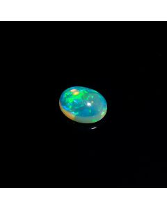 Attractive A One Quality 100% Natural Welo Fire Ethiopian Opal Oval Shape Cabochon Loose Gemstone For Making Jewelry 1.5 Ct. 9X7X4 mm KC-338