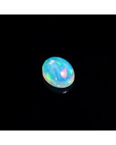 Classic Top Grade Quality 100% Natural Welo Fire Ethiopian Opal Oval Shape Cabochon Loose Gemstone For Making Jewelry 2 Ct. 10X8X5 mm KC-341