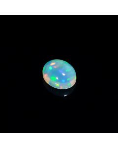 Dazzling Top Grade Quality 100% Natural Welo Fire Ethiopian Opal Oval Shape Cabochon Loose Gemstone For Making Jewelry 2 Ct. 10X8X5mm KC-342