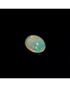 Elegant Top Grade Quality 100% Natural Welo Fire Ethiopian Opal Oval Shape Cabochon Loose Gemstone For Making Jewelry 1 Ct. 10X8X4 mm KC-345