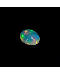 Fantastic A One Quality 100% Natural Welo Fire Ethiopian Opal Oval Shape Cabochon Loose Gemstone For Making Jewelry 1.5 Ct 10X8X4 mm KC-347