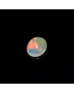 Immaculate A One Quality 100% Natural Welo Fire Ethiopian Opal Oval Shape Cabochon Loose Gemstone For Making Jewelry 1.5 Ct. 10X8X4mm KC-349