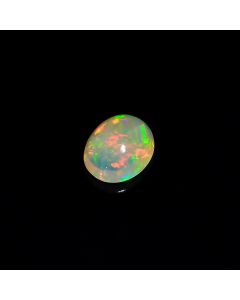 Splendid Top Grade Quality 100% Natural Welo Fire Ethiopian Opal Oval Shape Cabochon Loose Gemstone For Making Jewelry 1.7 Ct 10X8X4mm KC354