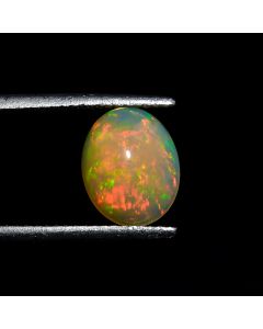 Terrific A One Quality 100% Natural Welo Fire Ethiopian Opal Oval Shape Cabochon Loose Gemstone For Making Jewelry 1.75 Ct 10X8X4 mm KC-359