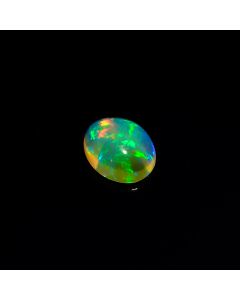 Amazing Top Grade Quality 100% Natural Welo Fire Ethiopian Opal Oval Shape Cabochon Loose Gemstone For Making Jewelry 2 Ct. 10X8X4 mm KC-362