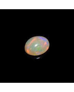 Excellent A One Quality 100% Natural Welo Fire Ethiopian Opal Oval Shape Cabochon Loose Gemstone For Making Jewelry 1.7 Ct. 10X8X4 mm KC-368