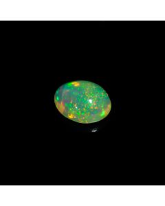 Superb Top Grade Quality 100% Natural Welo Fire Ethiopian Opal Oval Shape Cabochon Loose Gemstone For Making Jewelry 1.8 Ct. 10X8X4mm KC-405