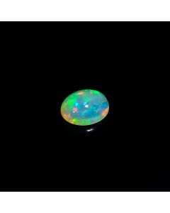 Supreme Top Grade Quality 100% Natural Welo Fire Ethiopian Opal Oval Shape Cabochon Loose Gemstone For Making Jewelry 1.15 Ct. 9X7X4mm KC407